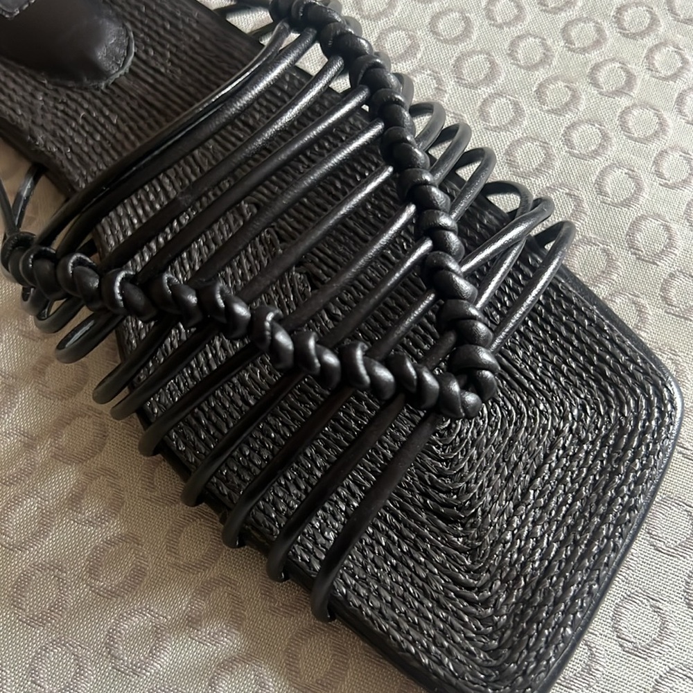 BCBGMAXAZRIA Black Women's Slide Sandals - Picture 8 of 12